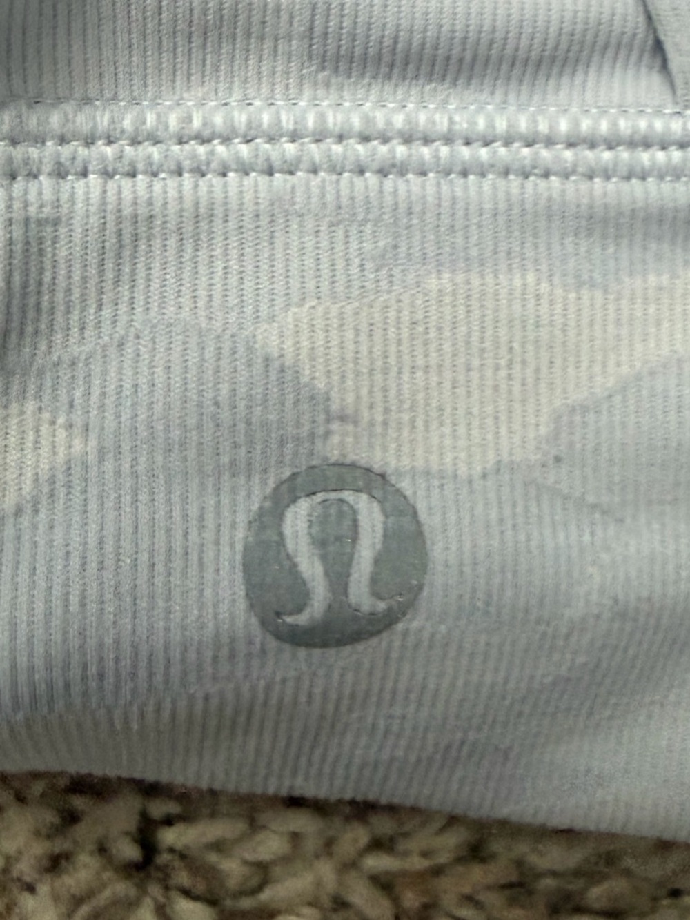 Lululemon Light Grey Camo Bra - Picture 4 of 4